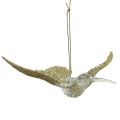 Floristik24 Karácsonyfa díszek madár kolibri medál 11,5/14cm 2 db-os készlet