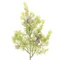 Floristik24 Műfenyő ág tobozokkal, mint asztaldísz, 39 cm, 4 darab