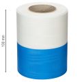 Moiré kék-fehér koszorúszalag 125 mm – Kiváló minőségű gyász- és díszszalag, elegáns megjelenésű nemzeti szalag, 25 m-es tekercs | Floristik24.hu