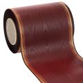 Floristik24 Koszorú szalag Bordeaux Moiré 125mm dekoratív szalag