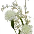 Floristik24 Műréti virág Fehér selyemvirág csokor Művirágok