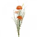 Floristik24 Műréti virágok Narancssárga művirágok a Pick nyári dekorációjában