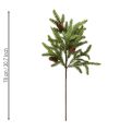 Műfenyőág igazi tobozokkal Karácsonyfa ág 78cm | Floristik24.hu