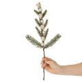 Műfenyőág fehér mini karácsonyfadíszekkel, 46 cm, 2 darab | Floristik24.hu