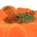 Floristik24 Sütőtök deco narancssárga nagy Flocked őszi dekoráció Ø30cm