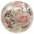 Floristik24 Dekoratív gömbrózsa világos rózsaszín cserépedény Ø9cm
