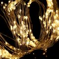 LED-es lámpaköteg kívül és belül 640 1,9 m ezüst/meleg fehér | Floristik24.hu