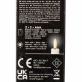 LED kúpos gyertya fehér