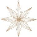 Floristik24 LED-es dekorcsillag drótból, beltéri használatra, elemes, 51 cm