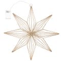 LED-es dekorcsillag drótból, beltéri használatra, elemes, 51 cm | Floristik24.hu