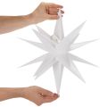 Dekoratív LED csillag, meleg fehér, kültéri, időzítővel, 40 cm | Floristik24.hu