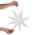 LED függőcsillag időzítővel, meleg fehér, kültéri, 38 cm | Floristik24.hu