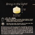 LED-es teamécses, meleg fehér,