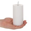 LED oszlopgyertya, pislákoló, időzítővel, Ø7cm, 16cm | Floristik24.hu