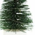 Floristik24 LED karácsonyfa zöld / fehér 10cm 3db