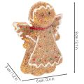 Mesterséges mézeskalács emberke díszfigura, 8 cm, 3 darab | Floristik24.hu