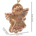 Dekoratív Függődíszek, Mesterséges Mézeskalács Figurák, 7 cm, 3 Darab | Floristik24.hu