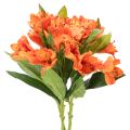 Floristik24 Műalstroemeria narancsvirág, műcsokor dekoráció, 75cm, 3 darab