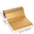 Mandzsettapapír tekercs, arany/piros, 25cm x 100m, virágkötészet kellékek | Floristik24.hu