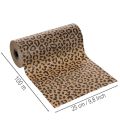 Leopárdmintás mandzsettapapír, 25 cm-es tekercs, 100 m-es, ajándékcsomagolás | Floristik24.hu