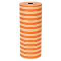 Narancssárga csíkos mandzsettapapír tekercs, 25 cm x 100 m | Floristik24.hu