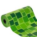 Floristik24 Virágcsokrokhoz való mandzsettapapír mozaik mintával, 25cm x 100m
