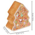 Karácsonyi formák, sütis formák, karácsonyfa és házikó, mézeskalács hatású, 14 cm, 2 darab | Floristik24.hu