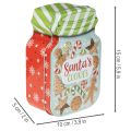 Fém sütisforma karácsonyi motívummal, sütisüveg kialakításban, 15 cm, 2 darab | Floristik24.hu