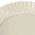 Fémtányér szürke dísztányér talppal Ø14cm 2 db | Floristik24.hu