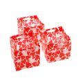 Floristik24 Mini táskák műanyag piros 6,5cm x 6,5cm 12db