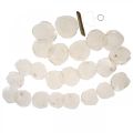 Shell Garland Mother of Pearl Shell Garland Capiz 195cm | Floristik24.hu