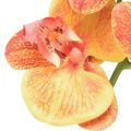Floristik24 Phalaenopsis mesterséges orchidea lángvörös sárga 78cm