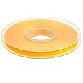 Floristik24 Organza szalag ajándék szalag sárga szalag szegély 6mm 50m