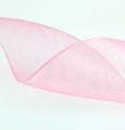Floristik24 Organza szalag ajándék szalag rózsaszín szalag szegély 40mm 50m