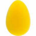 Floristik24 Húsvéti tojás pelyhesített sárga H25cm dekoratív tojások Húsvéti dekoráció