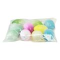 Floristik24 Húsvéti tojás akasztható műanyag tojáshoz színes 4×5,5cm 10db