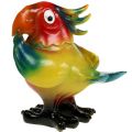 Papagáj figura 11,5cm színes 1db