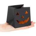 Papírzacskós tök alakú virágtartó Halloween dekoráció 10cm 6db | Floristik24.hu