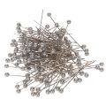 Floristik24 Gyöngyfejű virágkötő és díszítőtűk, ezüst, Ø4mm, 40mm, 150 darab