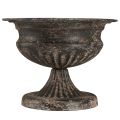 Plant Cup Chalice Antique Look Fekete Barna Ø20cm H15cm | Floristik24.hu