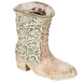 Floristik24 Virágcserép cowboy csizma növényi cipő vintage virágmintás 24cm