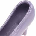 Floristik24 Ültető női cipő kerámia lila 20 × 6cm H12cm