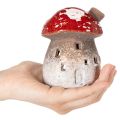 Gombaház Világítótorony Dekoratív figura Légyölő galóca Kéménnyel 10cm 2db | Floristik24.hu