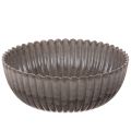 Floristik24 Kerek, barázdált tál, díszes virágdíszekhez, 20 cm, 2 darab