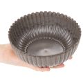 Kerek, barázdált tál, díszes virágdíszekhez, 20 cm, 2 darab | Floristik24.hu