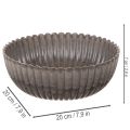 Kerek, barázdált tál, díszes virágdíszekhez, 20 cm, 2 darab | Floristik24.hu