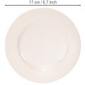 Kerek, egyszerű tányérok dekorációhoz és kisebb kompozíciókhoz, 17 cm, 6 darab | Floristik24.hu