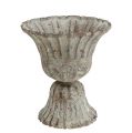 Floristik24 Csésze szürke antik megjelenés Ø12cm H13,5cm