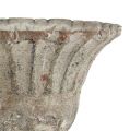 Floristik24 Csésze szürke antik megjelenés Ø12cm H13,5cm