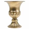 Floristik24 Dekoratív csésze arany Ø13,2cm H16,2cm antik megjelenés